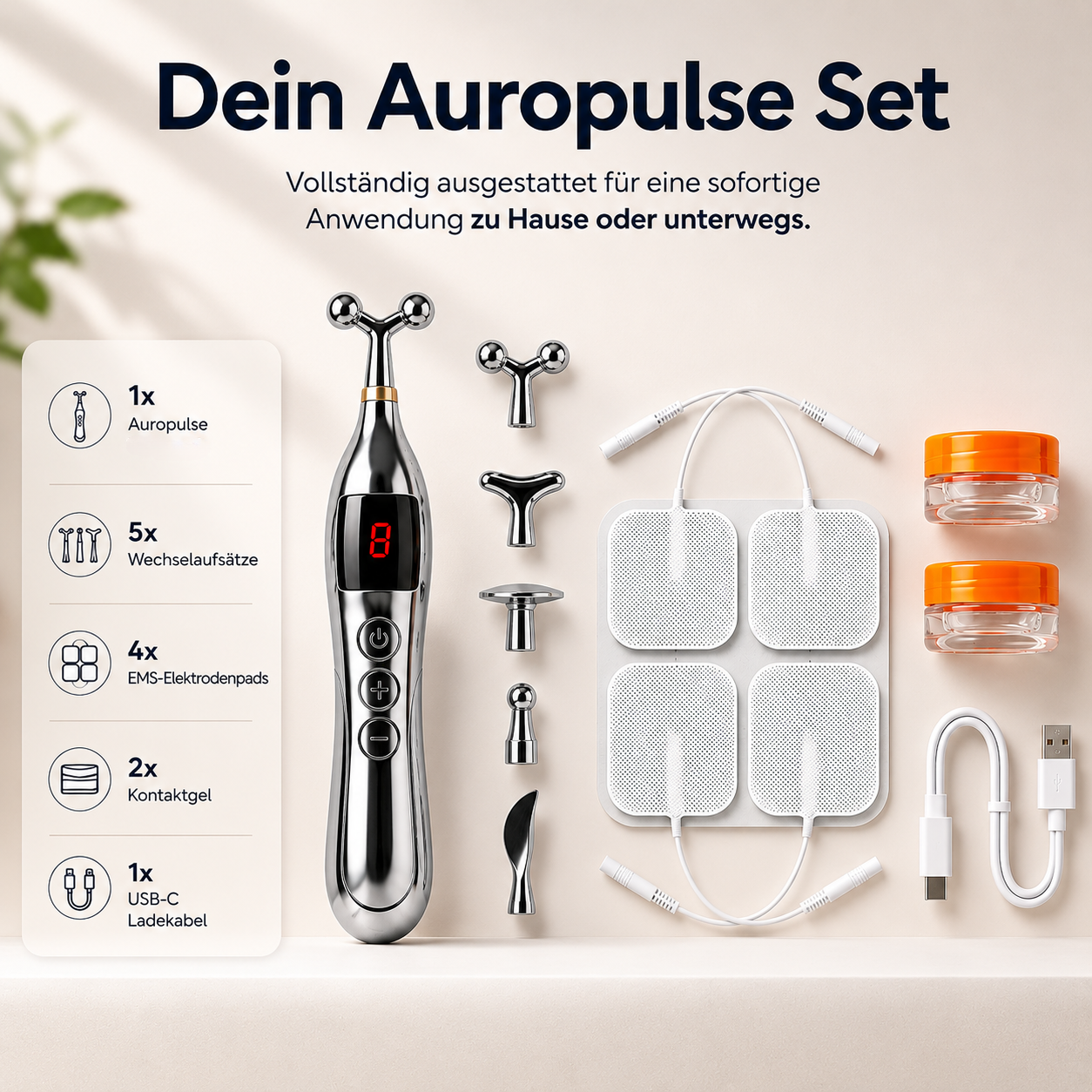 Auropulse I Tiefenstimulationsstift für verspannte Muskelpunkte